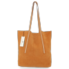 Kožené kabelka shopper bag Vittoria Gotti ryšavá V6590C
